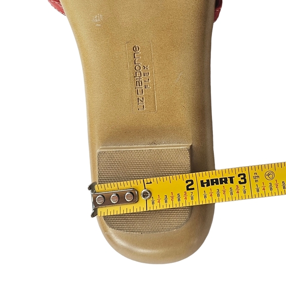 Liz Claiborne Flex Bright & Sunny Strappy Flower Sandals Size 8M - Picture 10 of 12